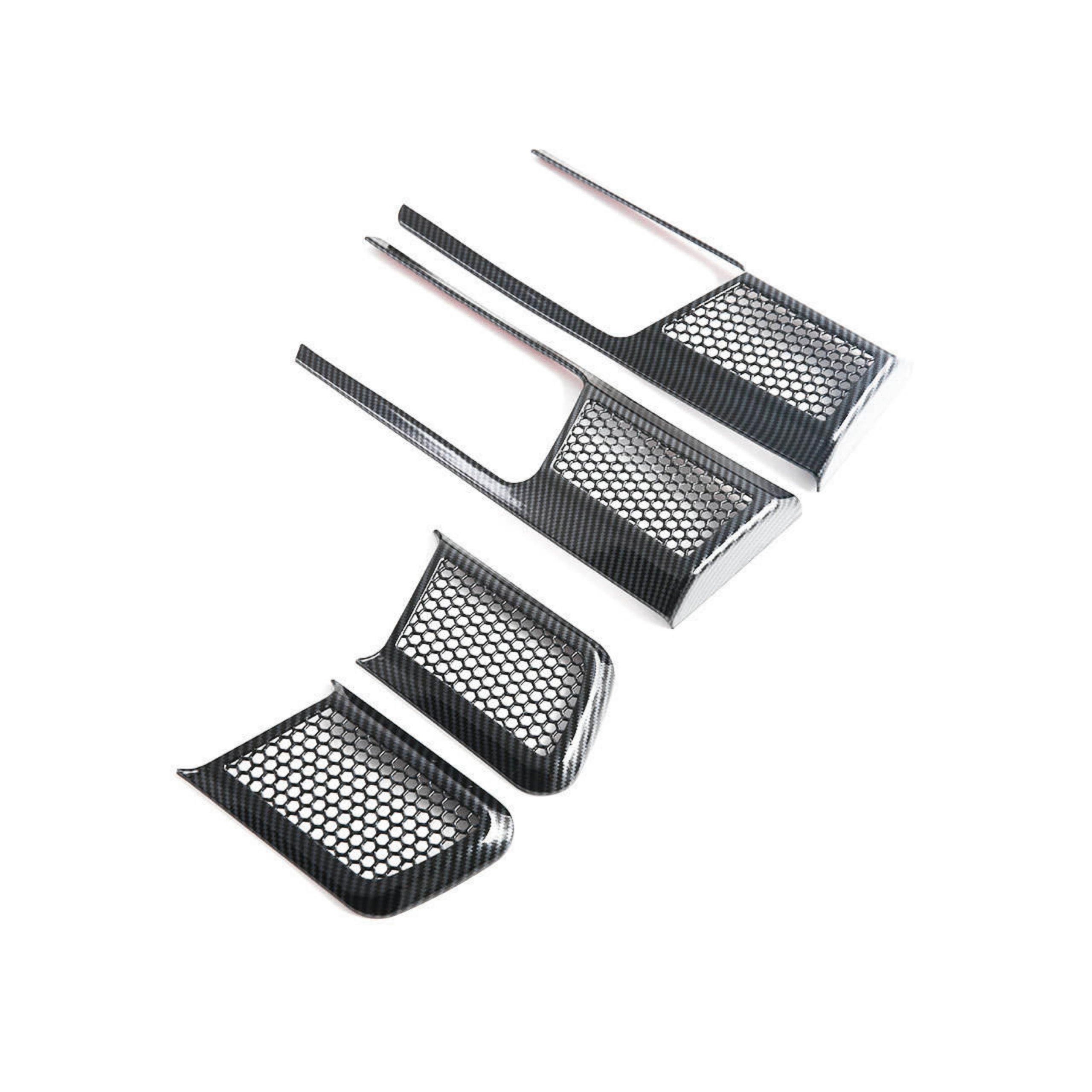 BYD SHARK 6 Right Rudder RHD Central Control Gear Air Outlet Trim Set Carbon Fiber Black ABS Wholesale Original Aftermarket Modified Parts